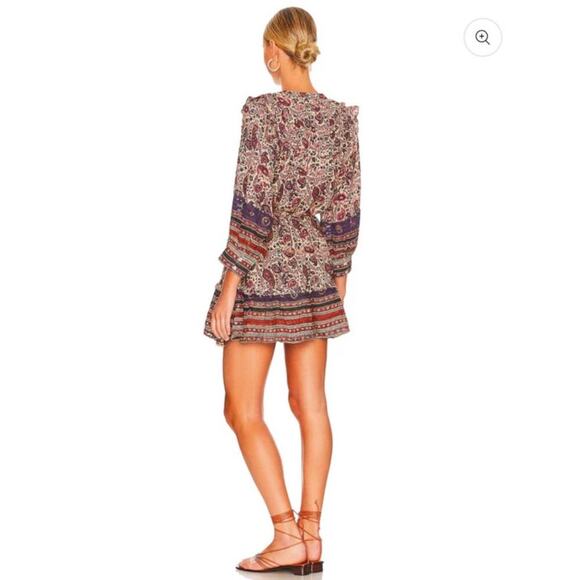 Cleobella Reign Mini Dress Laurel Block Print Size XS - Picture 6 of 11